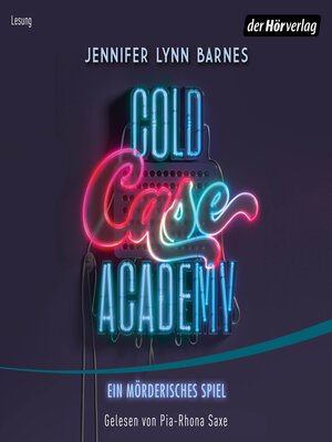 cover image of Cold Case Academy – Ein mörderisches Spiel